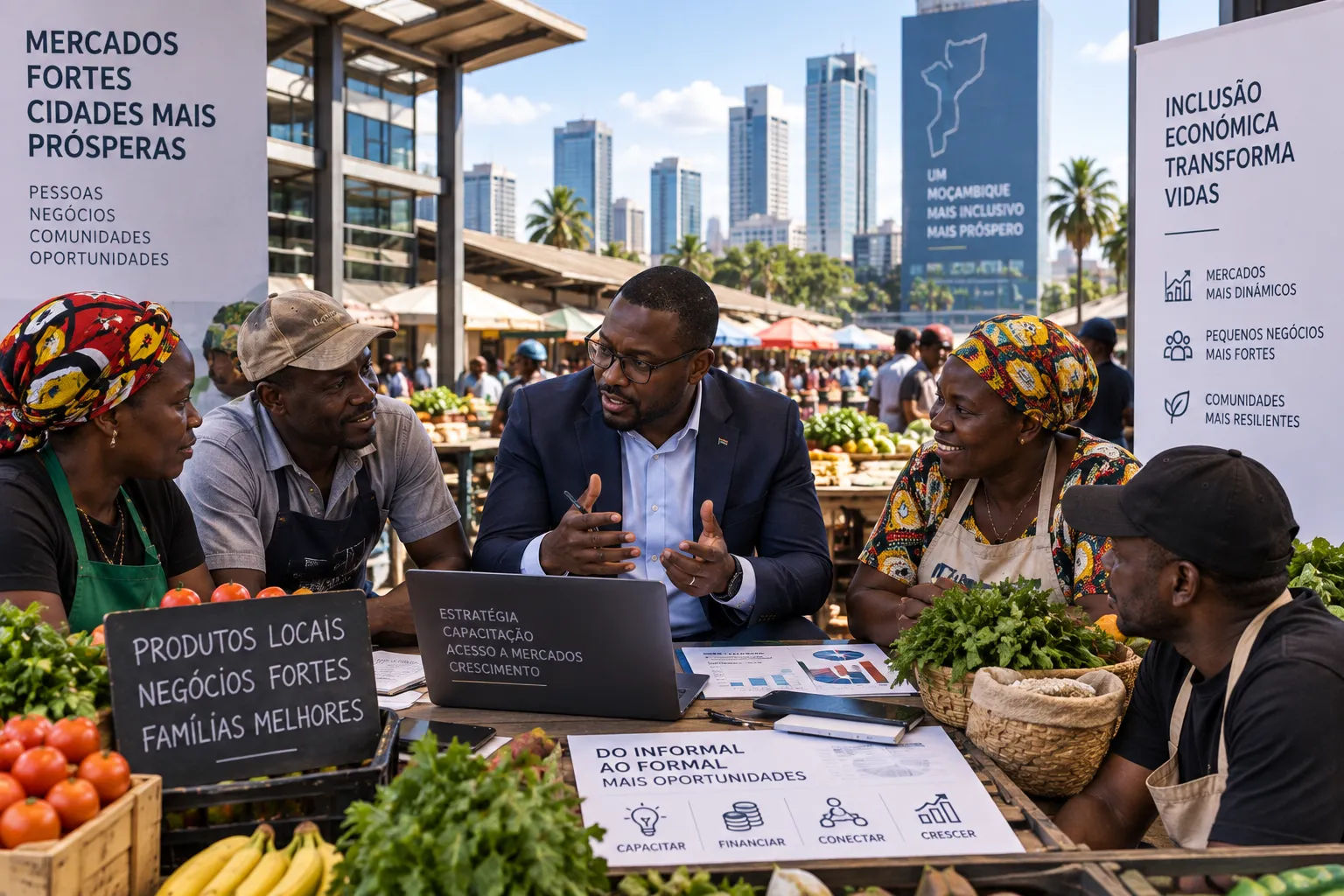 Crescimento em Mercados Informais: Estratégias Para a Economia Real Africana