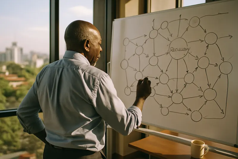 Como Líderes Africanos Usam Systems Thinking para Navegar Ambientes Regulatórios em Mudança Constante